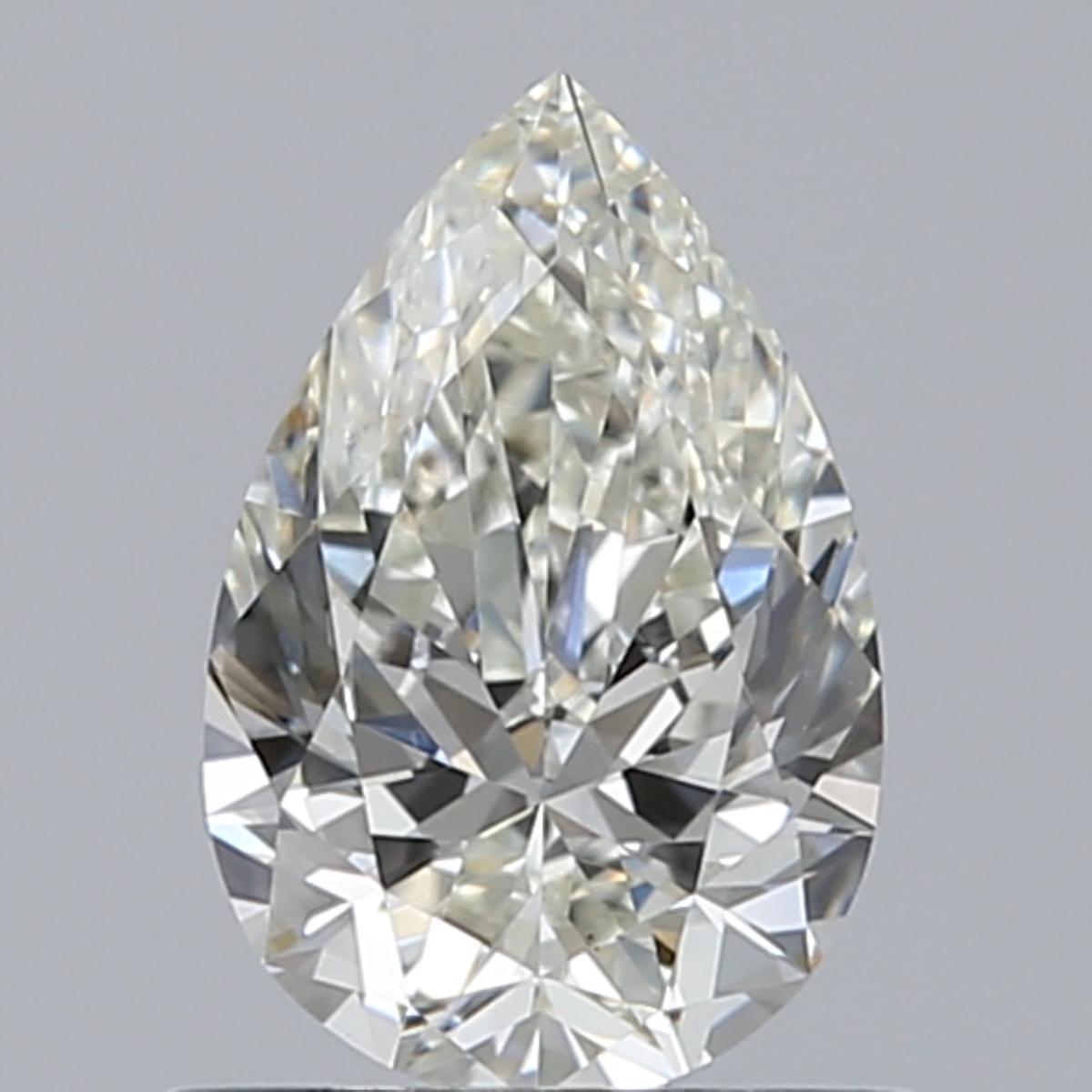 0.61 Carat Pear Cut Natural Diamond