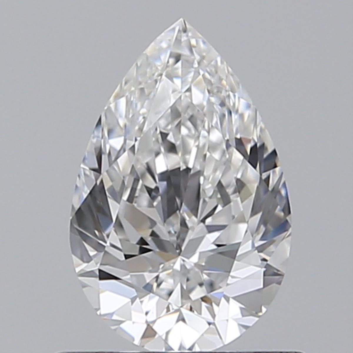 0.63 Carat Pear Cut Natural Diamond