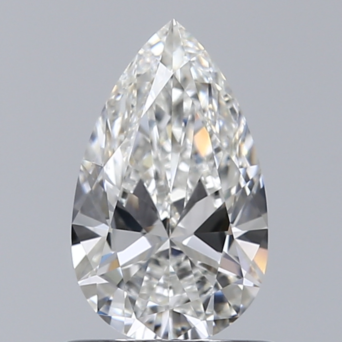 0.8 Carat Pear Cut Natural Diamond