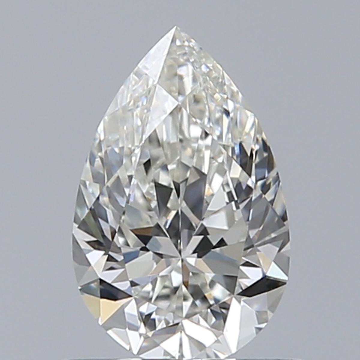 0.61 Carat Pear Cut Natural Diamond