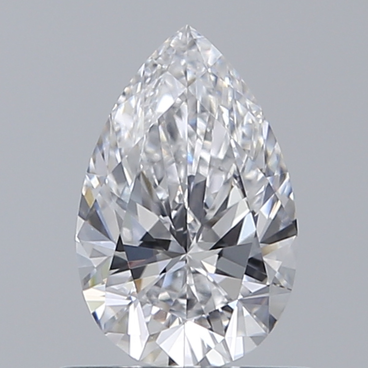 0.61 Carat Pear Cut Natural Diamond