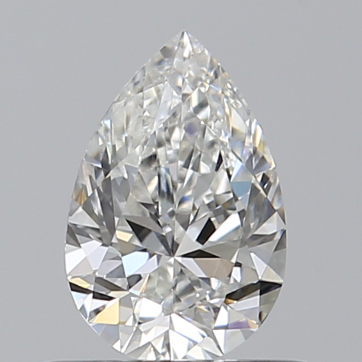 0.53 Carat Pear Cut Natural Diamond